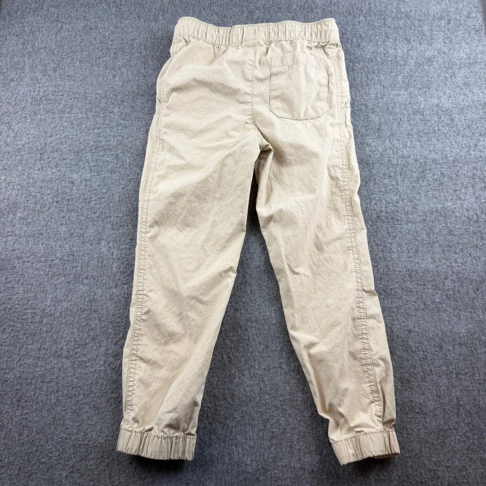 Carter's Jogger Pants Kids‎ Size 6 Tan Elastic Waist Cotton Utility Chinos